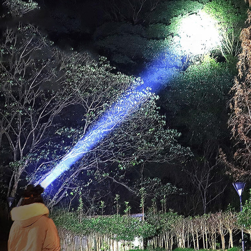 Zoomattava LED päävalaisin 6 moodilla ja liiketunnistimella