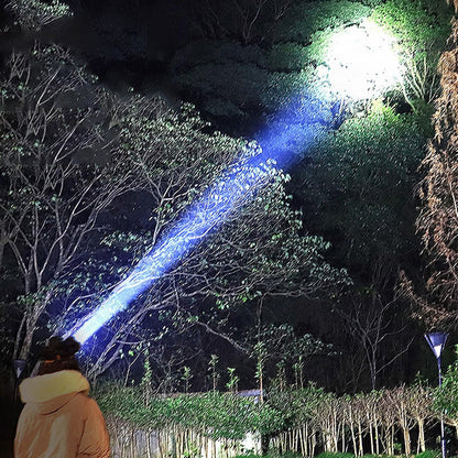 Zoomattava LED päävalaisin 6 moodilla ja liiketunnistimella