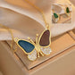 Hot Sale🔥Magneettinen Gradientti jalokivi Butterfly kaulakoru