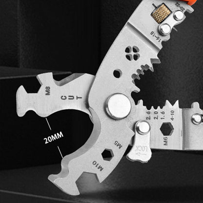 Monitoimiset johdonkuorinta- ja puristuspihdit