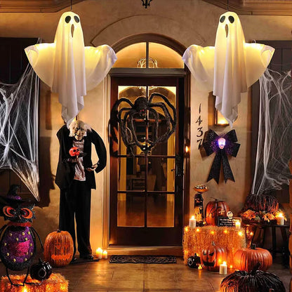 Hehkuva Kummitus Kattokruunu Halloween-juhla koristeeksi