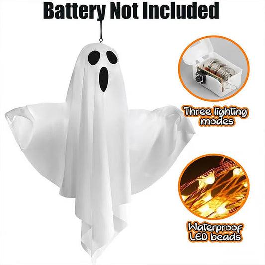 Hehkuva Kummitus Kattokruunu Halloween-juhla koristeeksi