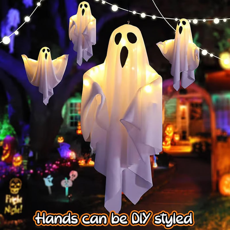 Hehkuva Kummitus Kattokruunu Halloween-juhla koristeeksi