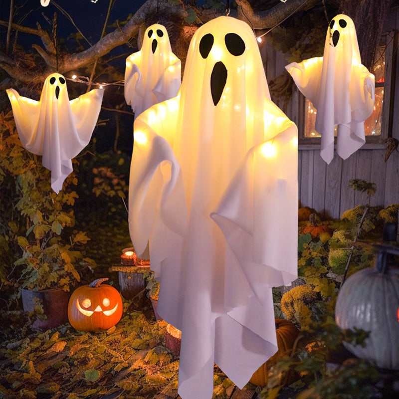 Hehkuva Kummitus Kattokruunu Halloween-juhla koristeeksi