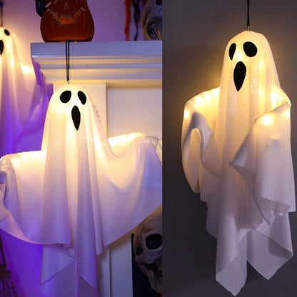 Hehkuva Kummitus Kattokruunu Halloween-juhla koristeeksi
