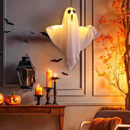 Hehkuva Kummitus Kattokruunu Halloween-juhla koristeeksi