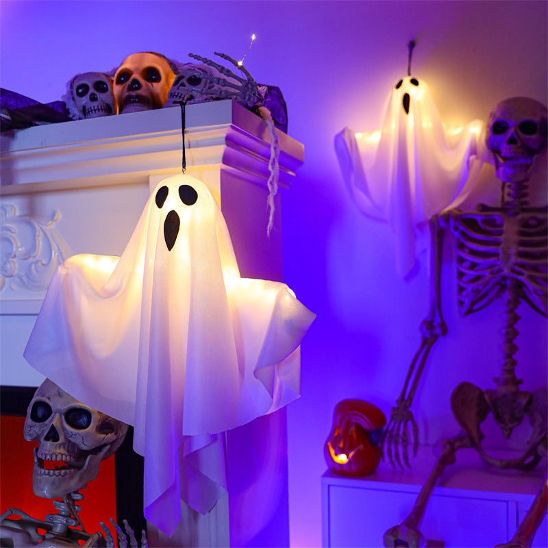 Hehkuva Kummitus Kattokruunu Halloween-juhla koristeeksi