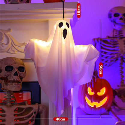 Hehkuva Kummitus Kattokruunu Halloween-juhla koristeeksi
