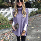 Naisten Turtleneck Poncho villapaita kaapelineulosella