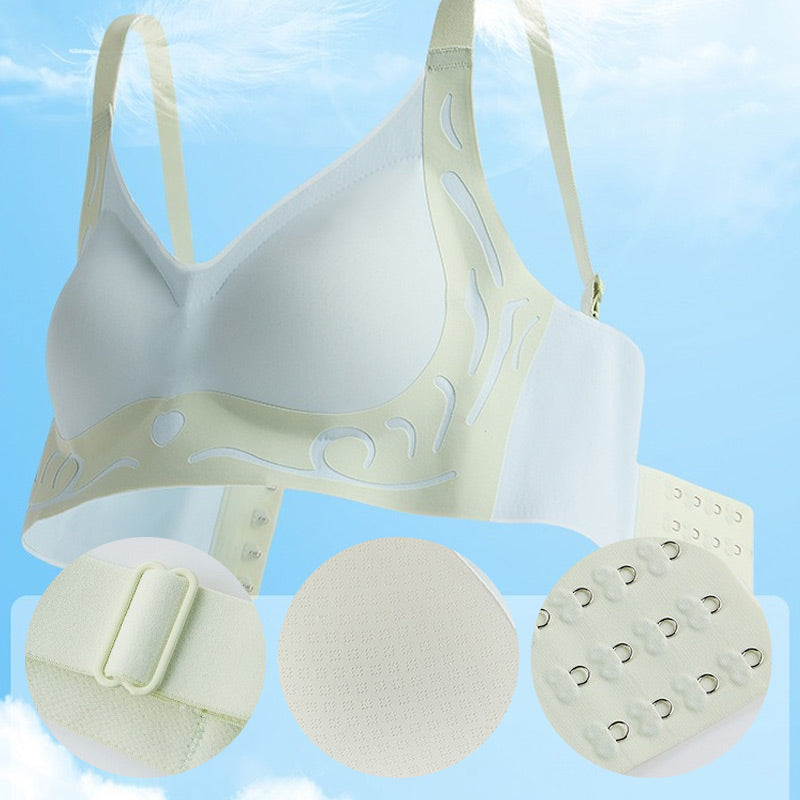 💟Naisten langattomat hengittävät push-up-rintaliivit