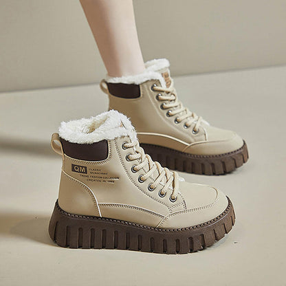 Naisten Lämpimät Talvisaappaat Ulkokäyttöön