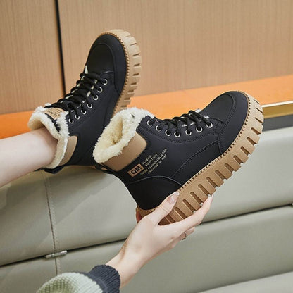 Naisten Lämpimät Talvisaappaat Ulkokäyttöön