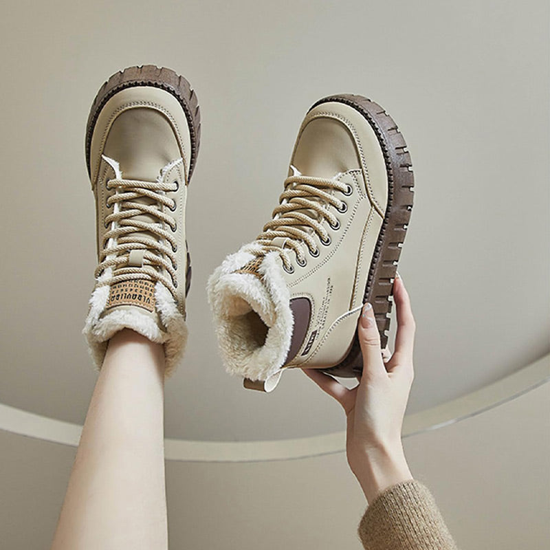 Naisten Lämpimät Talvisaappaat Ulkokäyttöön