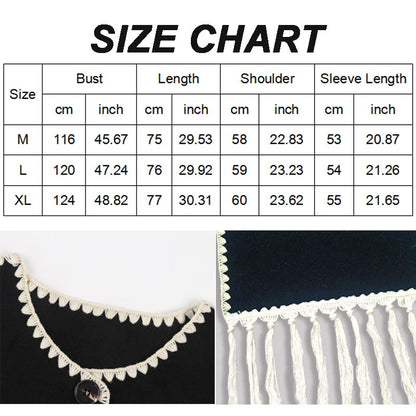 🧣Naisten tweed-takki ja tupsuhuivi