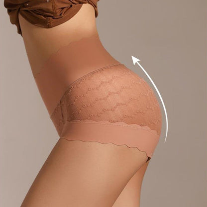 🌟Osta 1, saat 2 ilmaiseksi!🔥Hengittävät saumattomat korkeavyötäröiset pitsialushousut