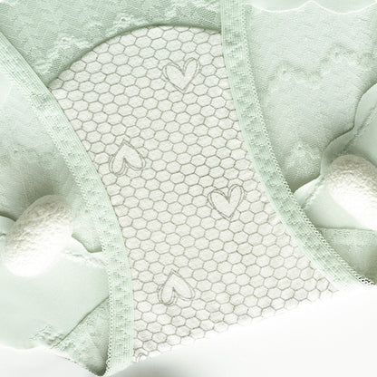 🌟Osta 1, saat 2 ilmaiseksi!🔥Hengittävät saumattomat korkeavyötäröiset pitsialushousut