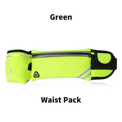 Universaali vedenpitävä tarkoitettu vyölaukku ja juomapullo setti ulkokäyttöön