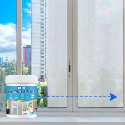 Vedenpitävä Himmeä Lasi Maali Ovelle ja Ikkunalle Siveltimellä