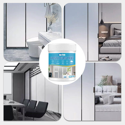 Vedenpitävä Himmeä Lasi Maali Ovelle ja Ikkunalle Siveltimellä