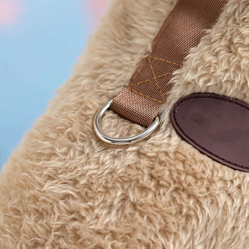 Stretch lemmikkieläinten fleece-onesie kiristysnyörillä