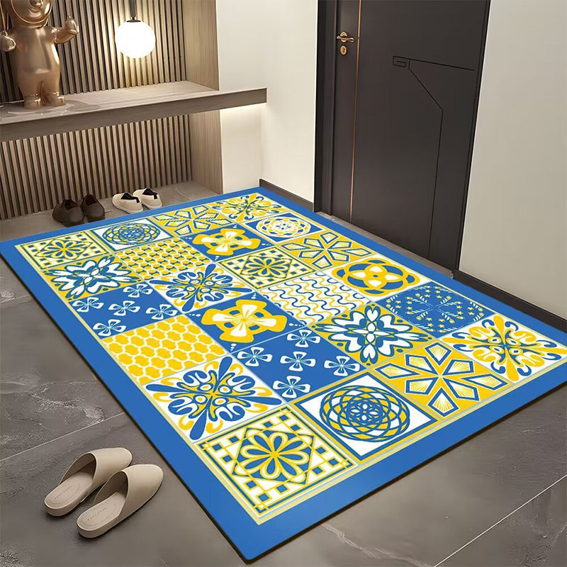 Boheemi Geometrinen Kynnysmatto Sisäänkäyntiin