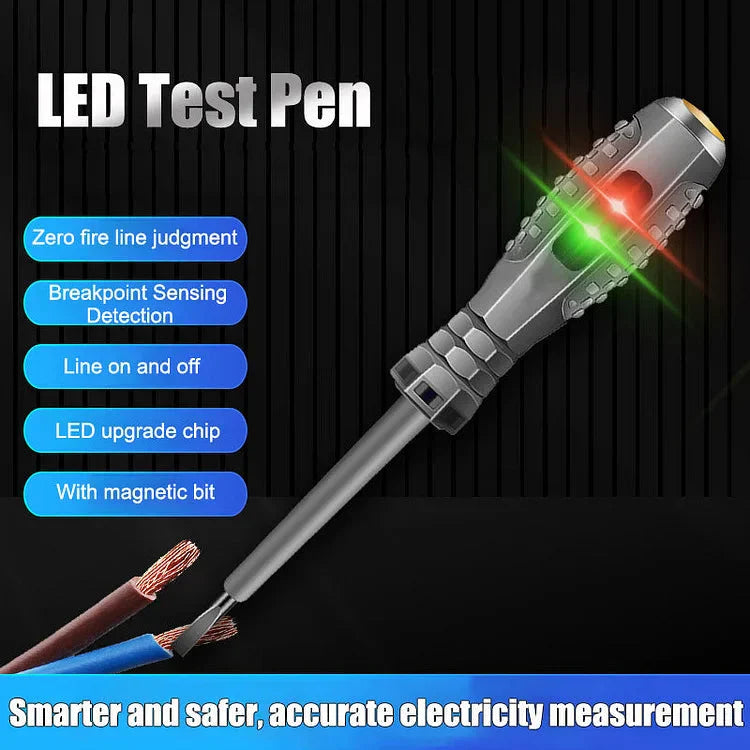 ⚡2-in-1 Korkean vääntömomentin vahva magneettinen ruuvimeisseli sähköilmaisin