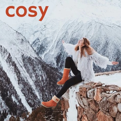 🔥2024 uudenvuoden kuuma myynti 50% pois 🔥COSY Naisten High Top vuorattu talvikengät