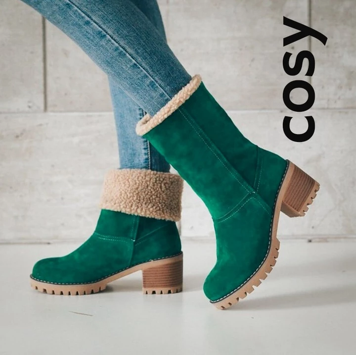 🔥2024 uudenvuoden kuuma myynti 50% pois 🔥COSY Naisten High Top vuorattu talvikengät