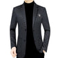 Miesten slim-fit rento puku takki