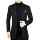 Miesten slim-fit rento puku takki