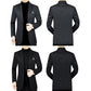 Miesten slim-fit rento puku takki