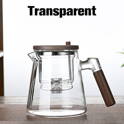 Lehtien ja veden erottelupuristin teekannu 750 ml