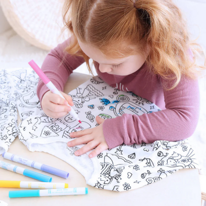DIY Sarjakuvamaalattavat Pyjamat Lapsille