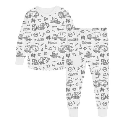 DIY Sarjakuvamaalattavat Pyjamat Lapsille