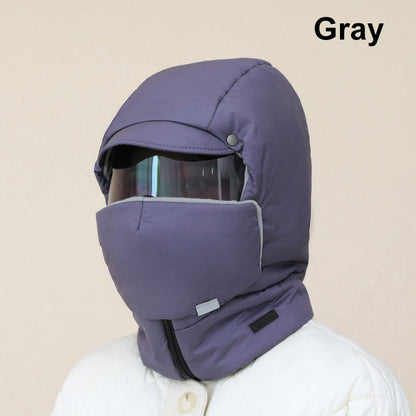 Talvitarjous❄️Tuulenpitävä Talvi Lämmin Trapper Hattu Suojalaseilla