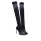 🌟50% OFF✨Glittering faux timantti polven saappaat naisille✨