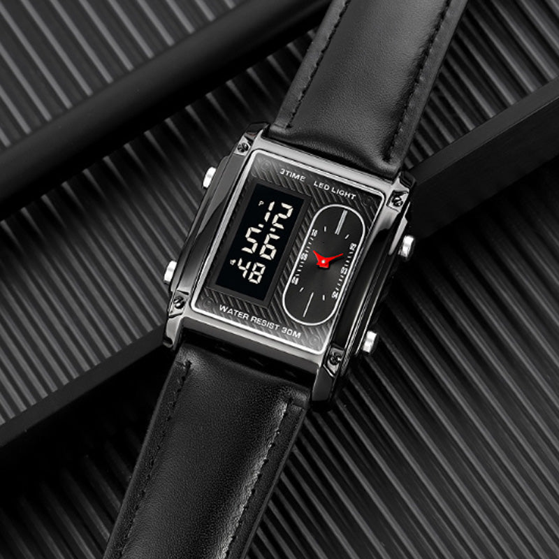 Tyylikäs monitoiminen vedenkestävä miesten kello