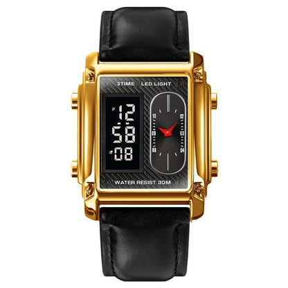 Tyylikäs monitoiminen vedenkestävä miesten kello