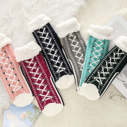 Jopa 49 % alennusta!!🧦Erittäin Paksut Lämpimät Kotisukat