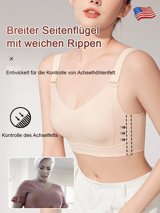 Drahtloser, nicht markierender, hautfreundlicher Push-Up-BH