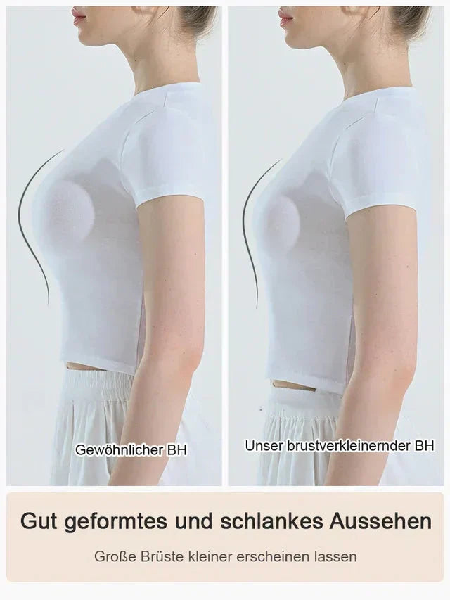 Drahtloser, nicht markierender, hautfreundlicher Push-Up-BH