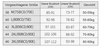 Drahtloser, nicht markierender, hautfreundlicher Push-Up-BH