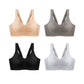 Drahtloser, nicht markierender, hautfreundlicher Push-Up-BH