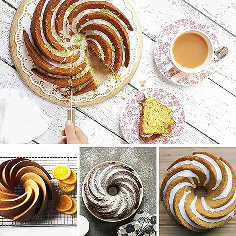 🍩Silikoni kakkumuotit asetettu helppoon leivontaan