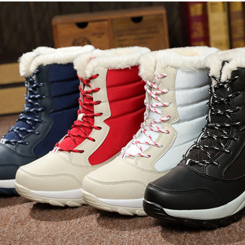🔥Jopa 49 % alennusta!!🏆Lämmin paksuuntunut vedenpitävä luistamaton Snow Boots