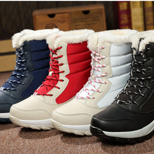 🔥Jopa 49 % alennusta!!🏆Lämmin paksuuntunut vedenpitävä luistamaton Snow Boots