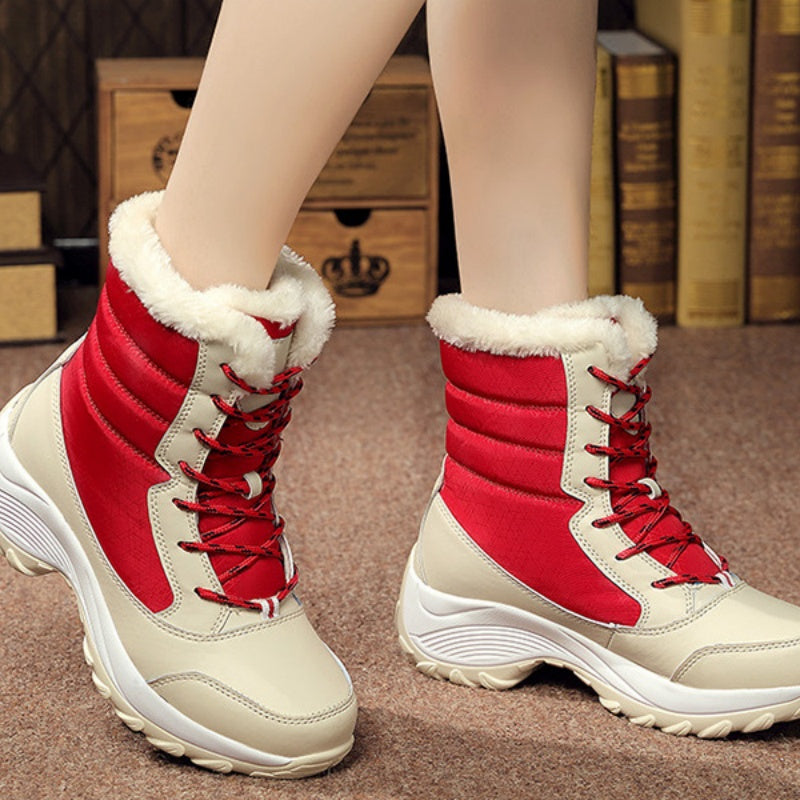 🔥Jopa 49 % alennusta!!🏆Lämmin paksuuntunut vedenpitävä luistamaton Snow Boots