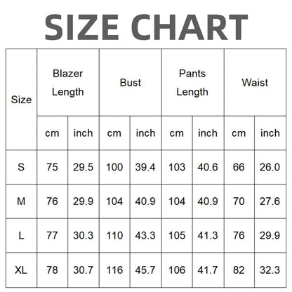 💖Rajoitettu aikatarjous 50% ALENNUS💖 Tyylikäs bleiseri & läpinäkyvät liehuhousut 2-osainen setti