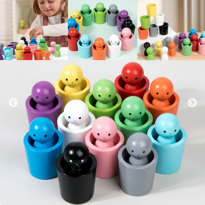 Värilajittelu kupit lapsille