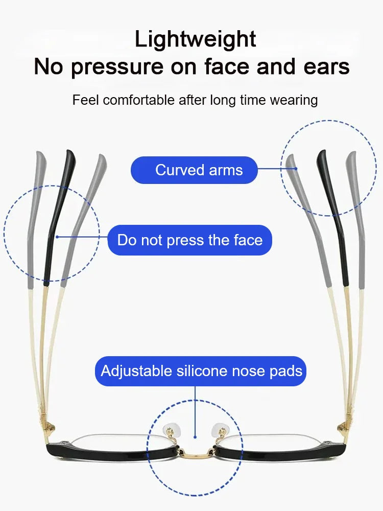 🔥Kuuma Myynti🔥Erittäin Kevyet Anti-Sinivalo Presbyopia Lasit (50% Alennus)